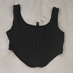 Forever 21 Black Crop Top